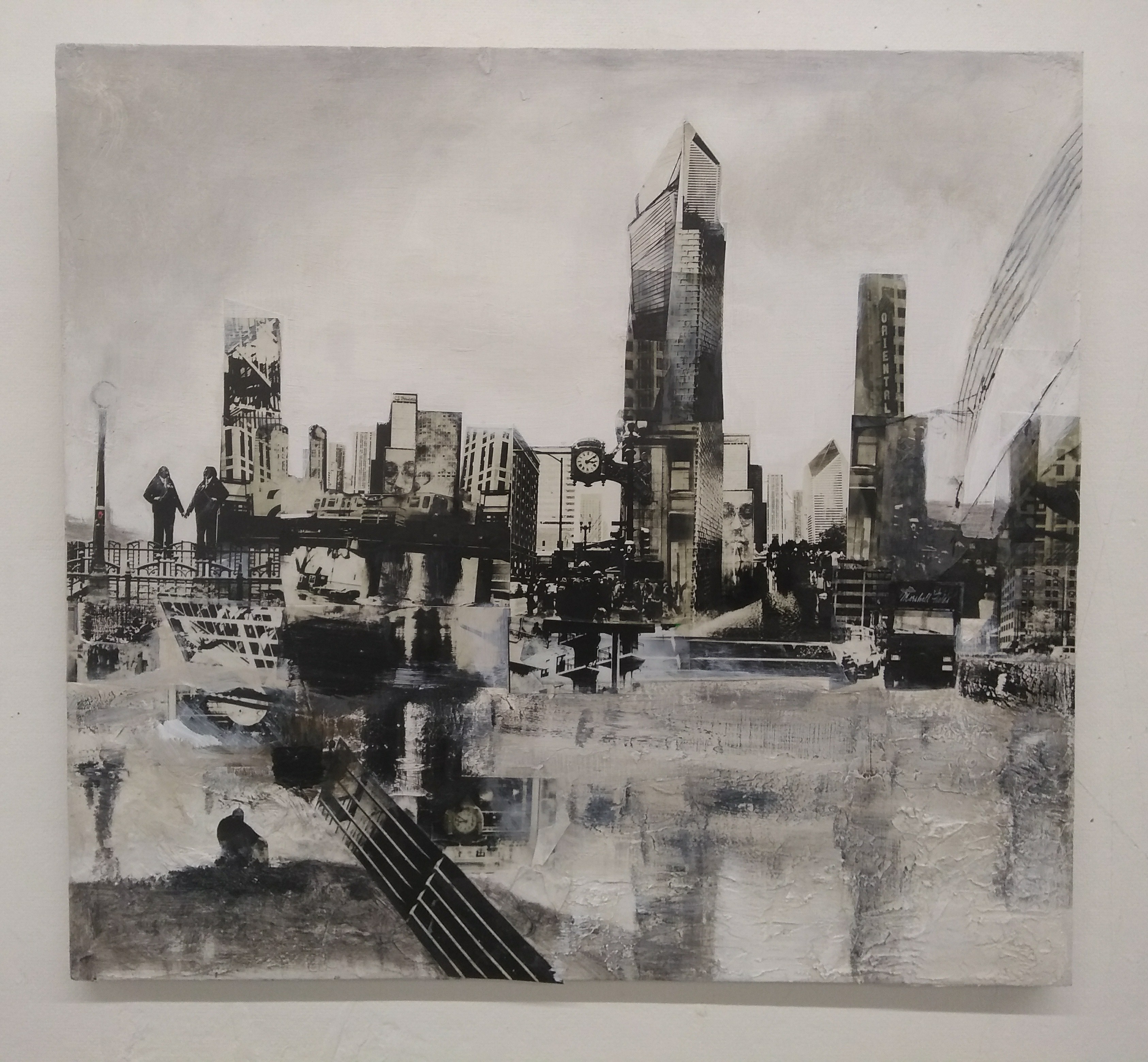 Cityscape painting