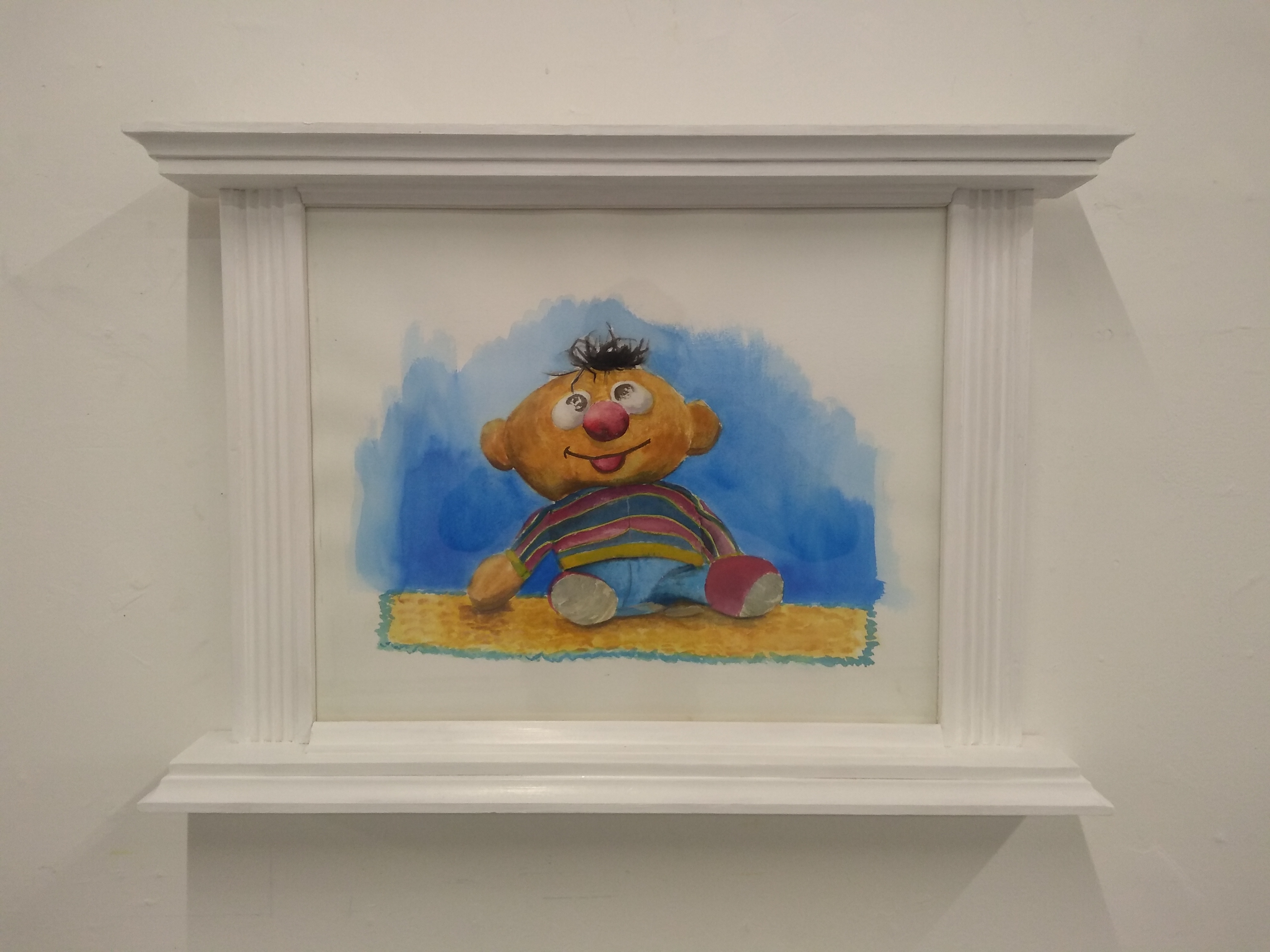 Ernie Pig painting