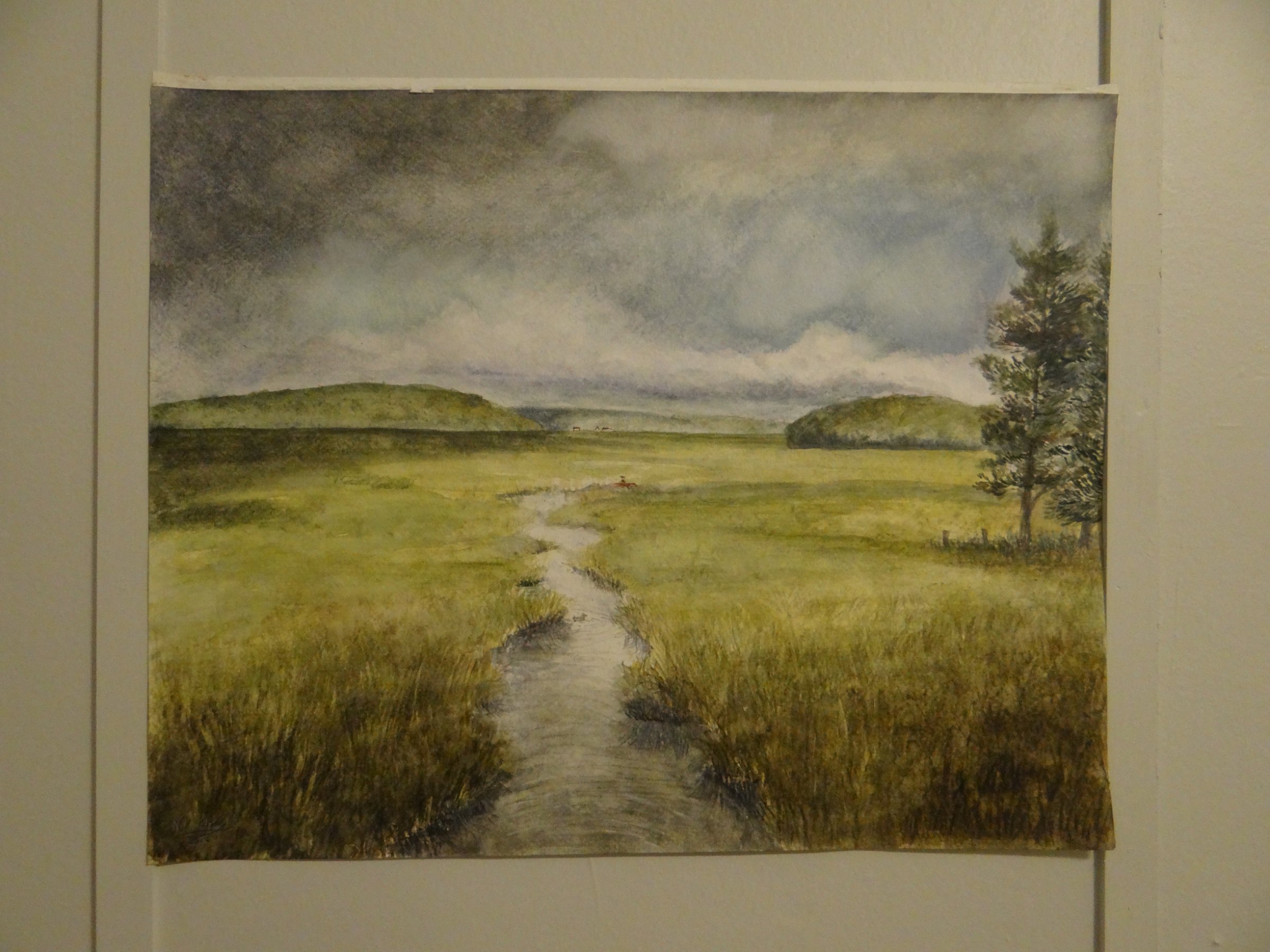 Marshfield watercolor painting