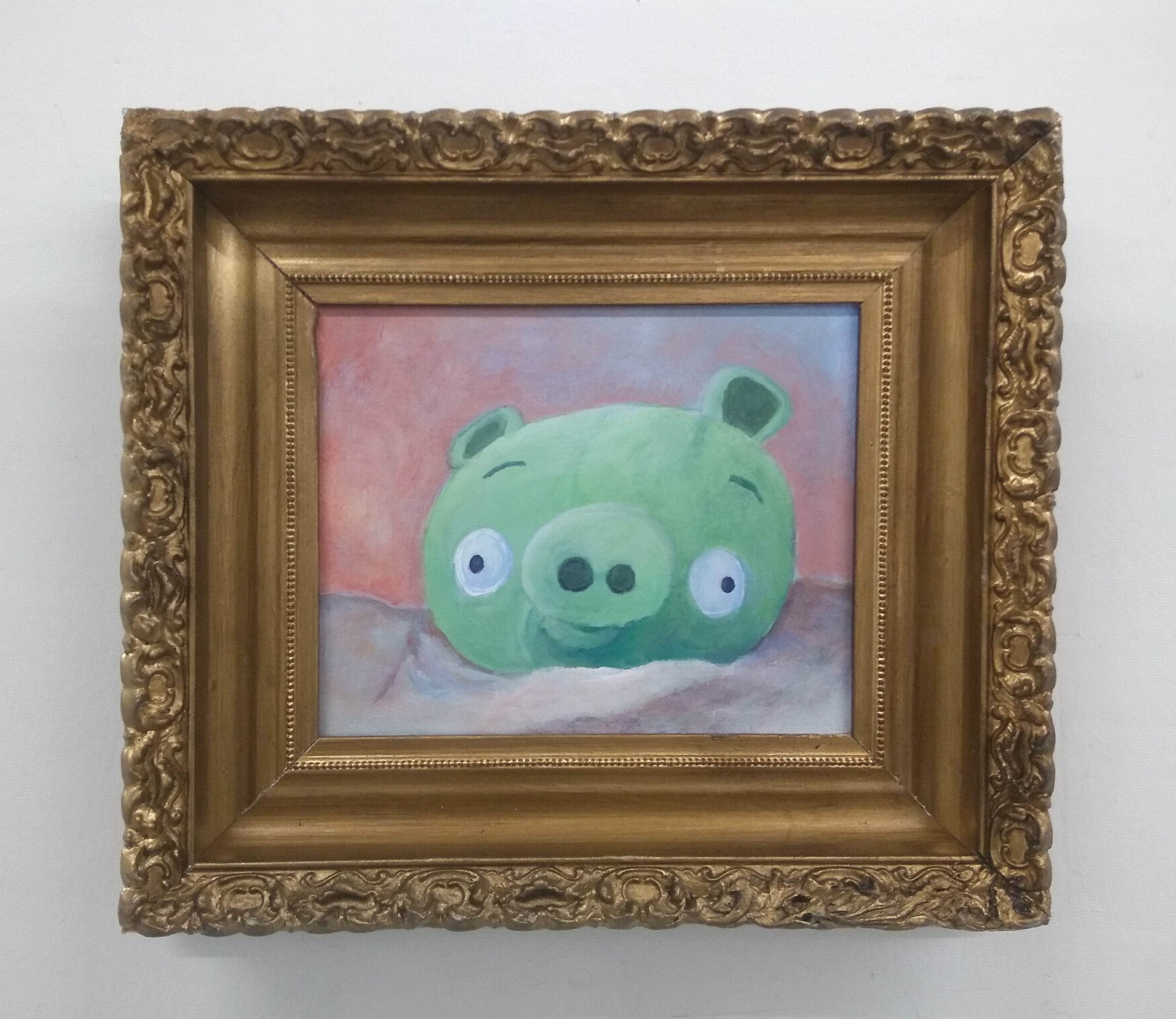 Oinkibow Pig painting