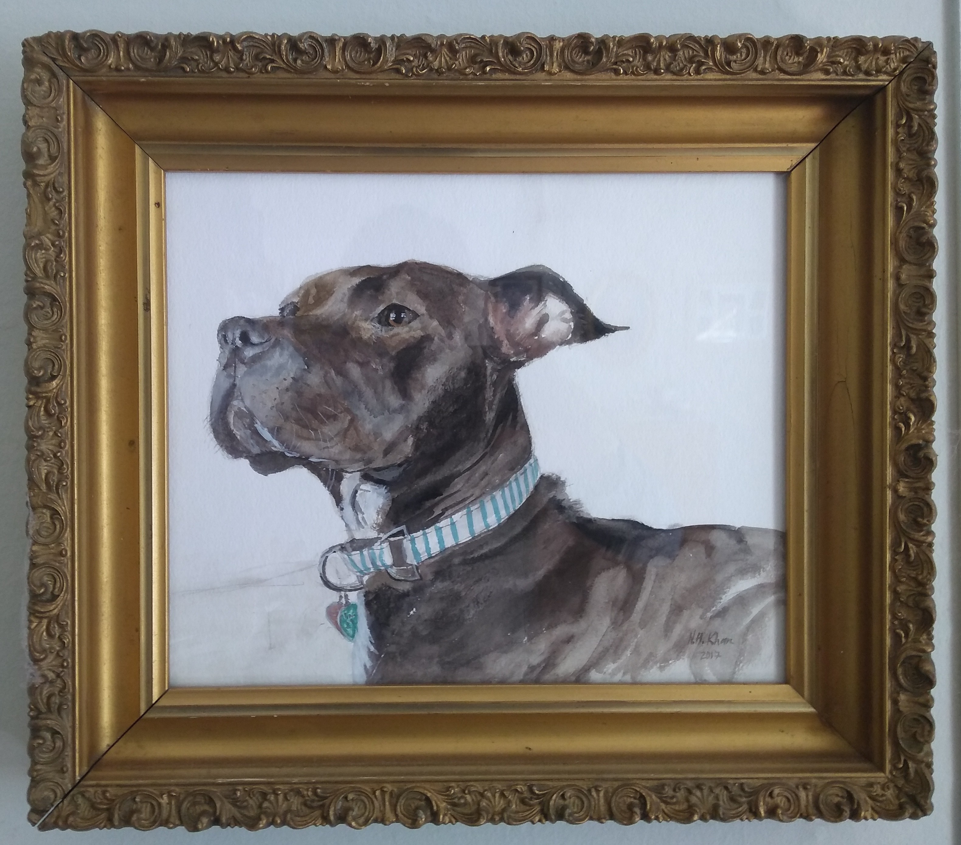 Portrait of Coda painting