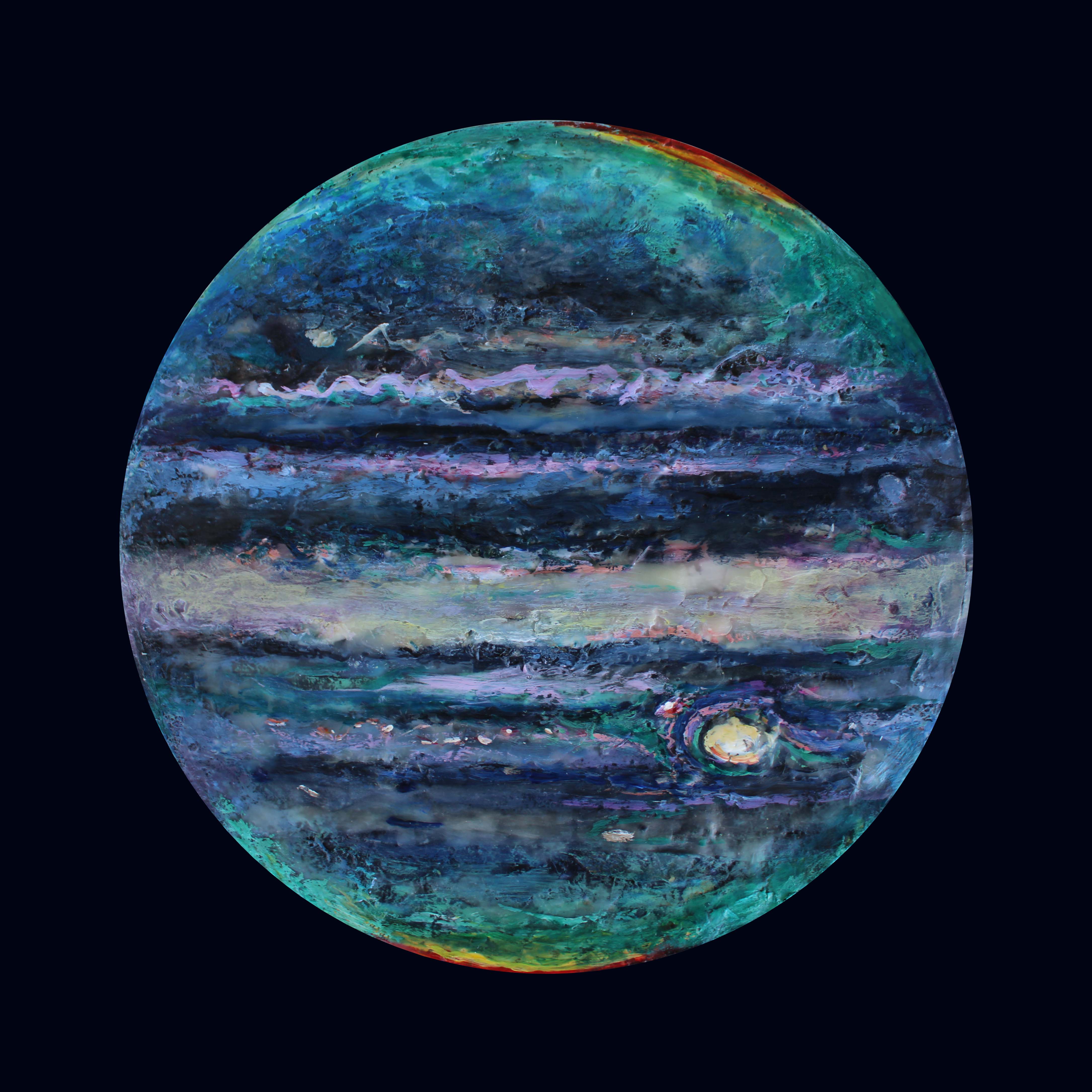 Jupiter from Webb Telescope painting