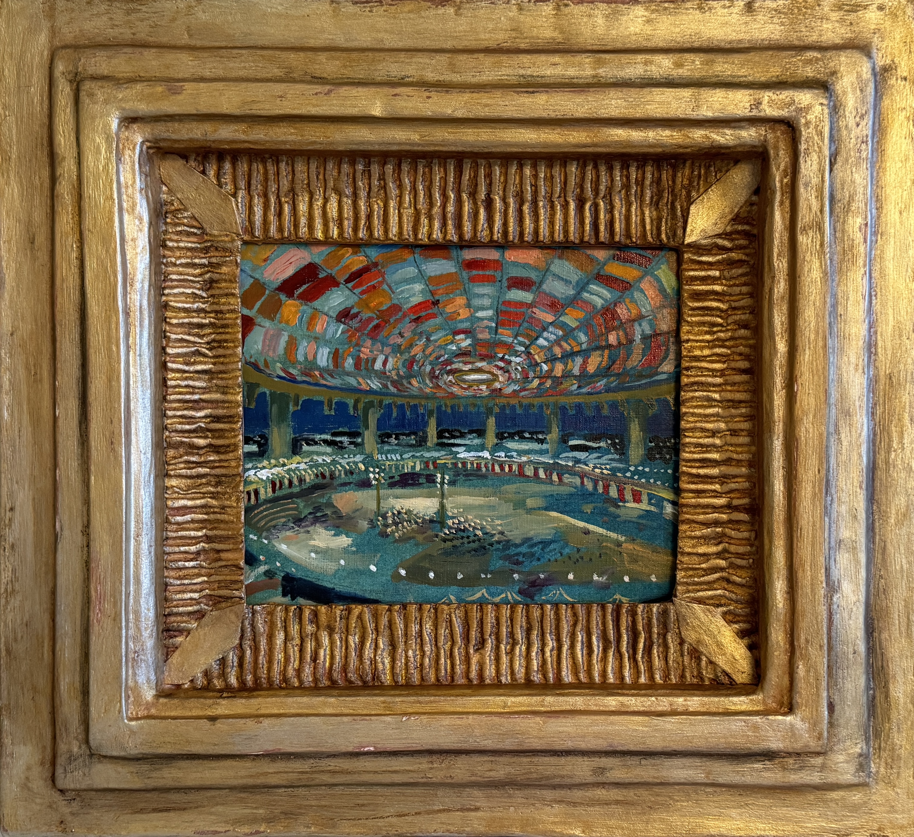 New York Pavilion painting