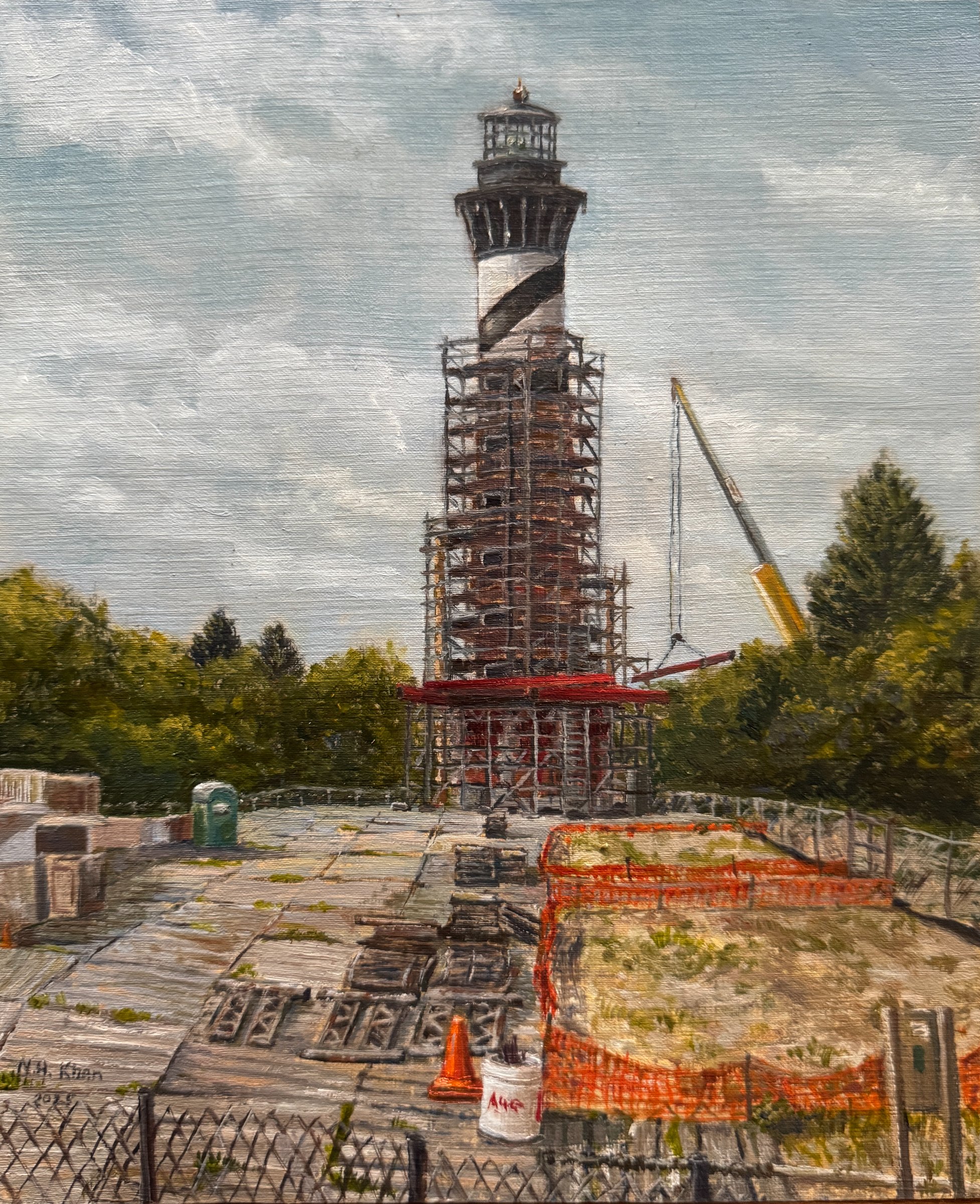 Cape Hatteras Lighthouse painting