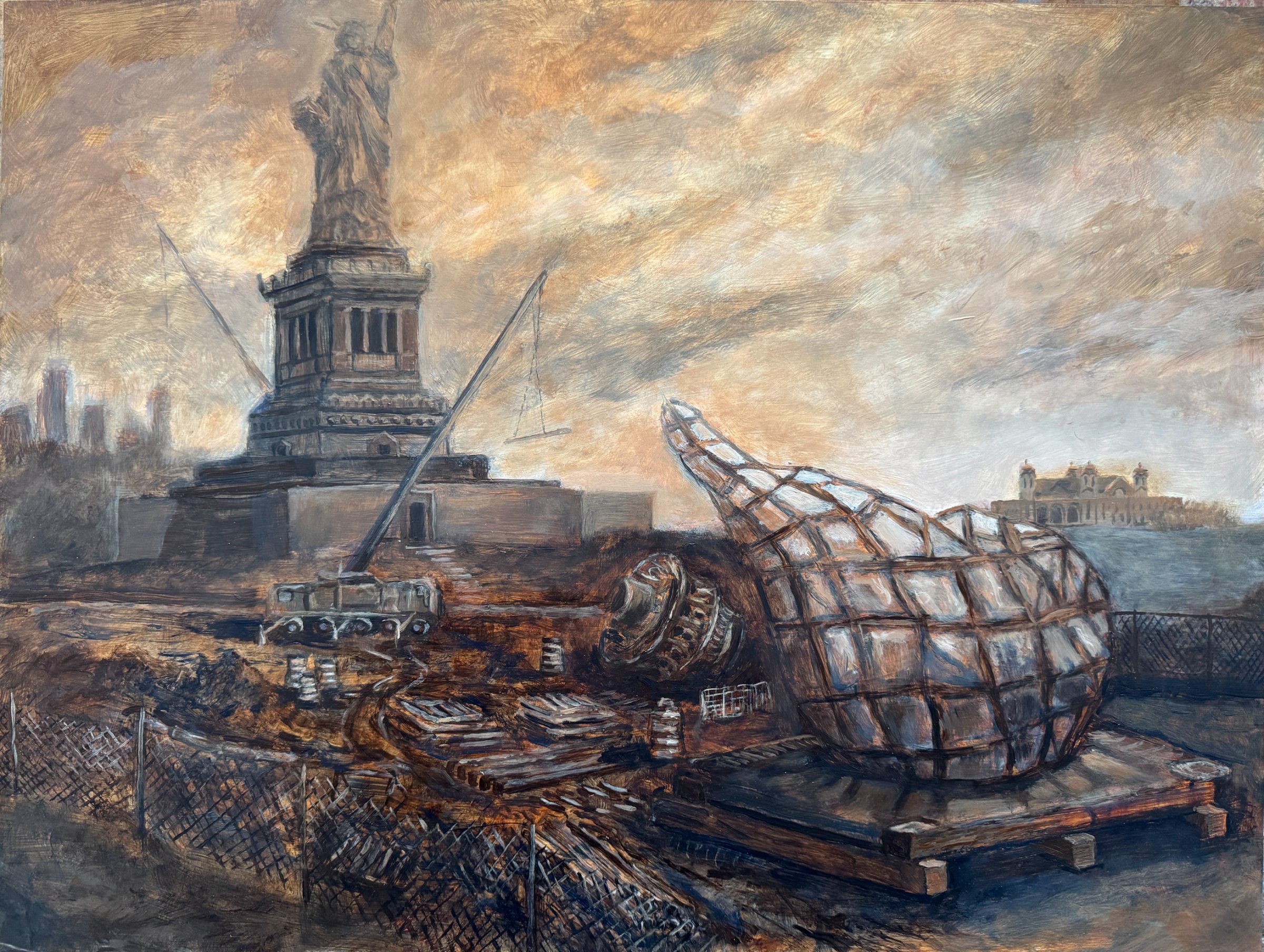 The Glass Flame painting