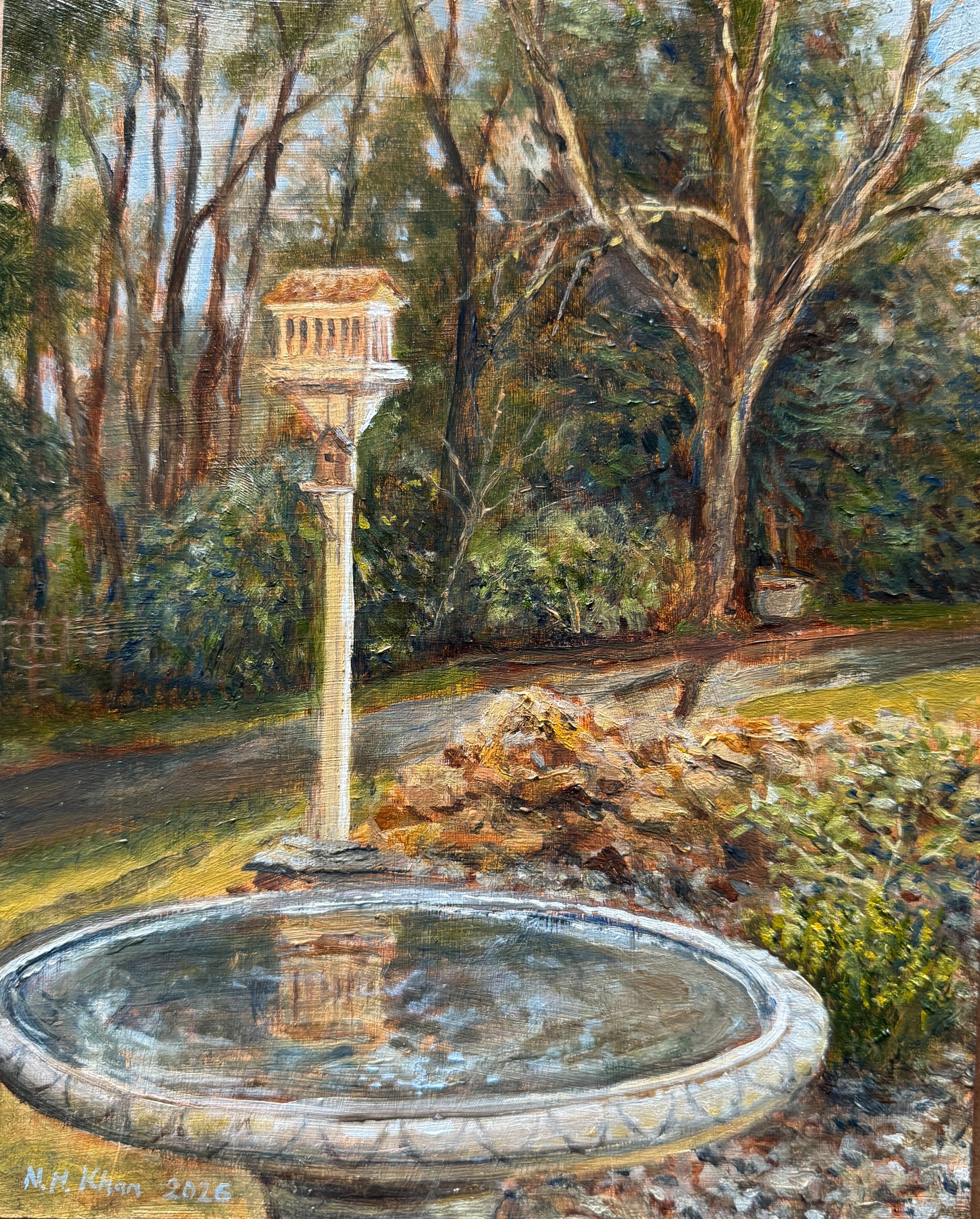 The Birdhouse painting