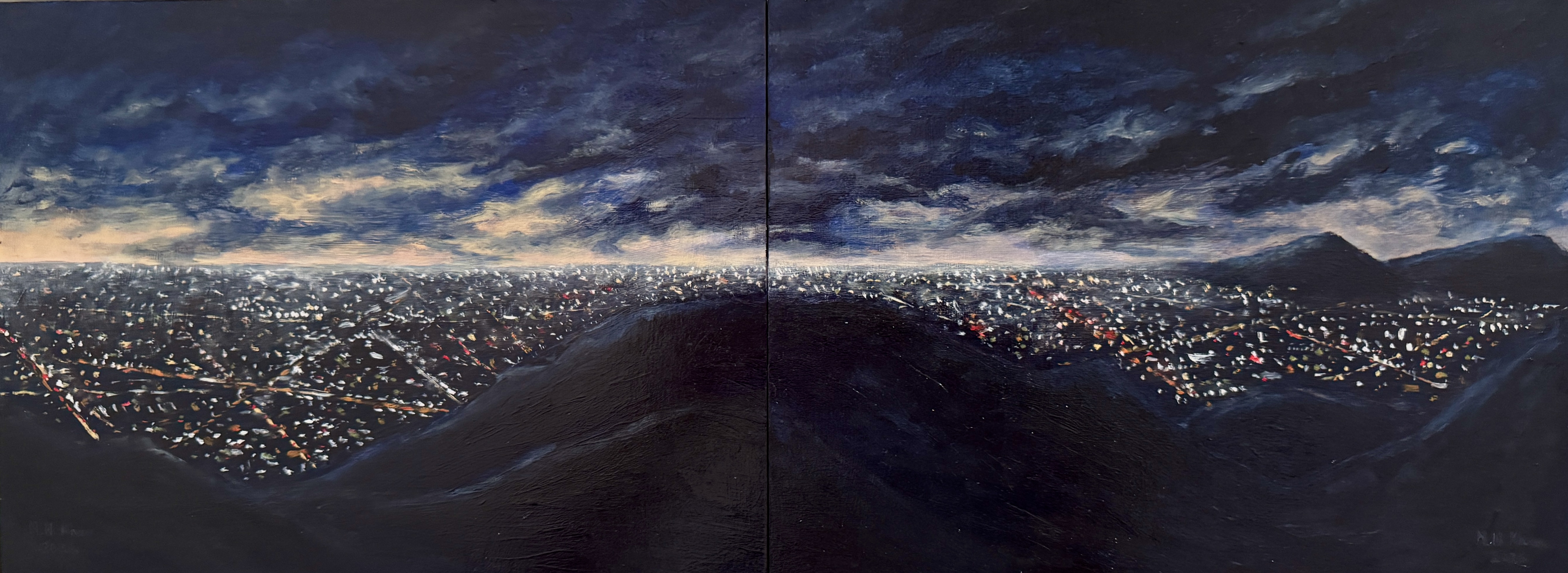 The Valley II painting